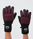 Ace 2022 Ski Gloves Men Burgundy