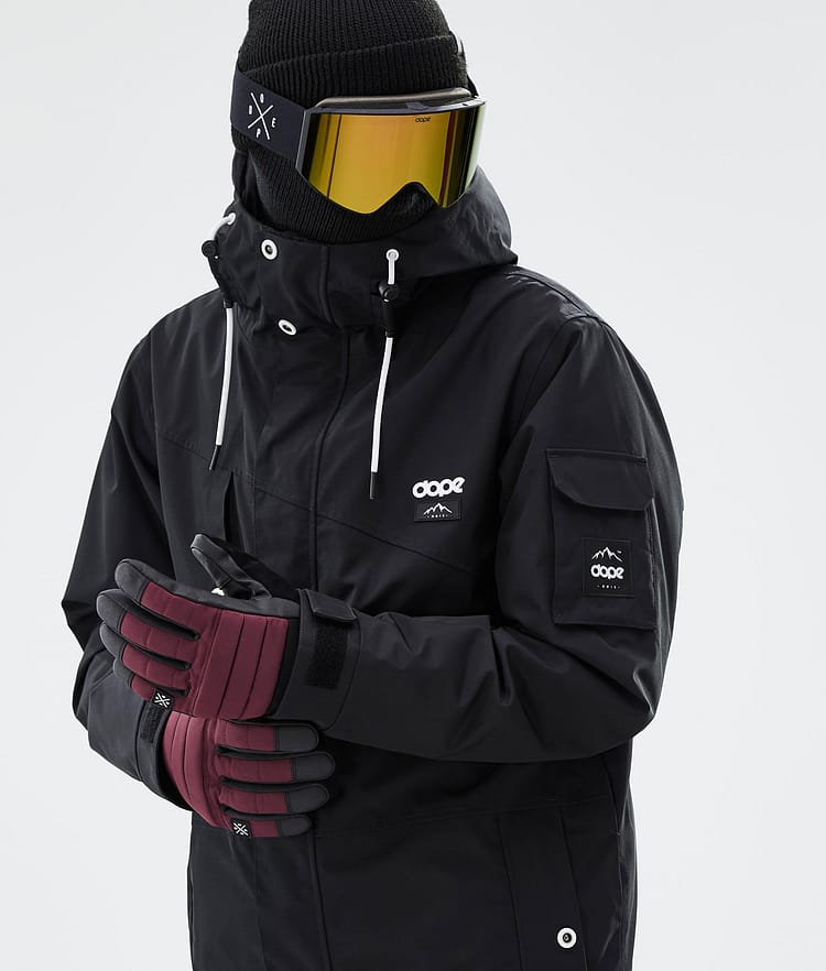 Ace 2022 Gants de Ski Burgundy, Image 3 sur 5