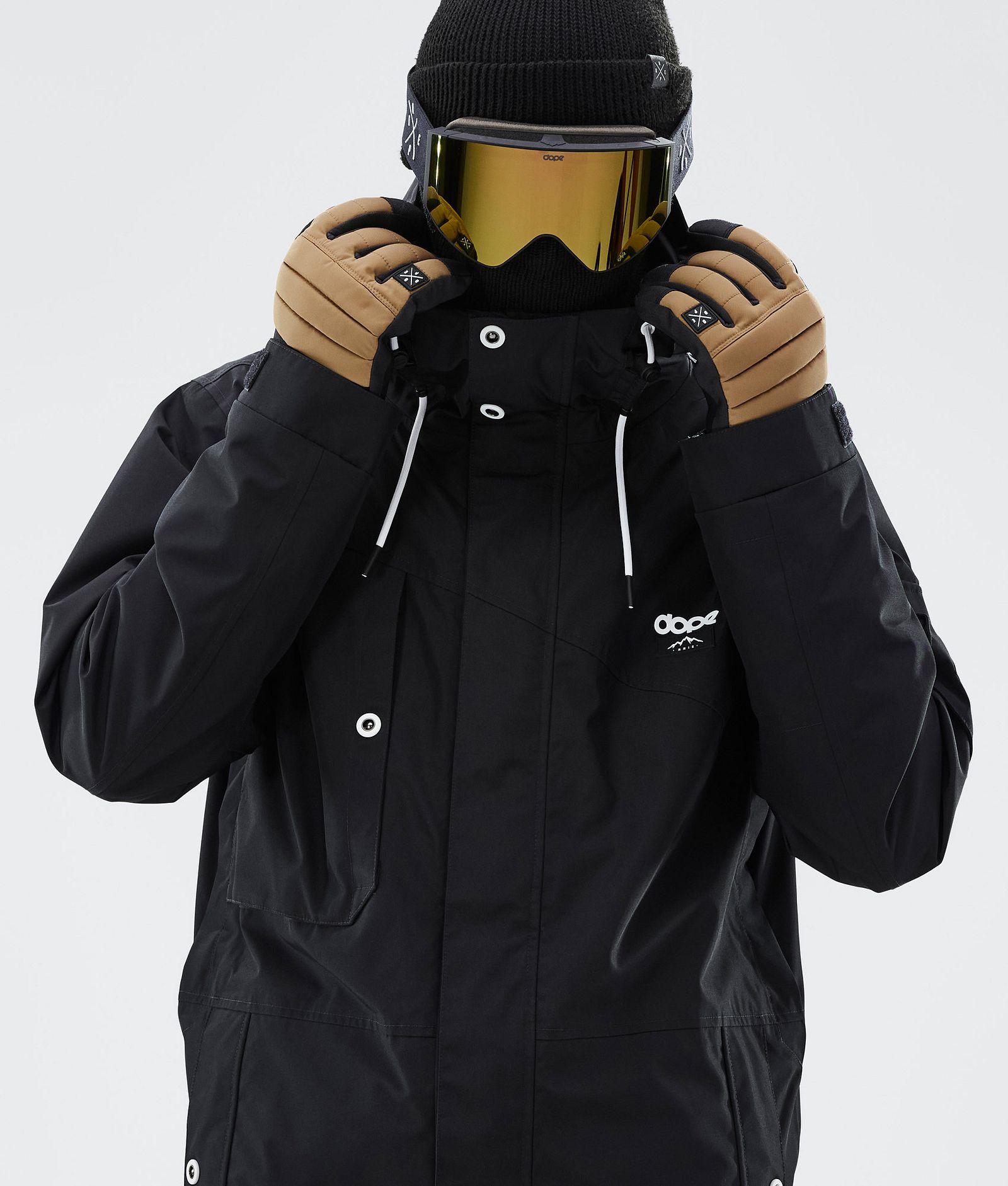 Ace 2022 Ski Gloves Gold, Image 3 of 5