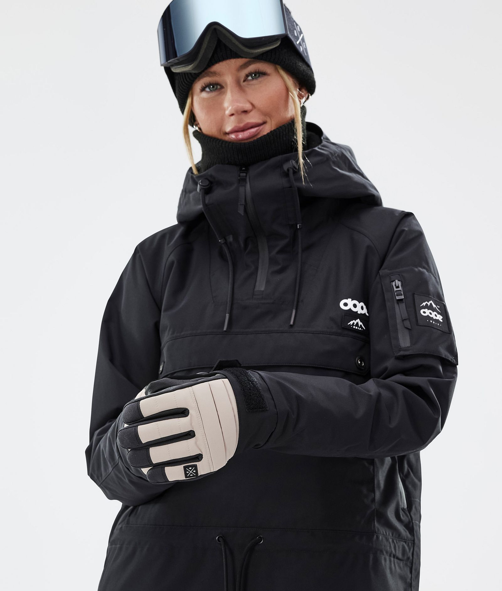 Ace 2022 Ski Gloves Sand, Image 3 of 5