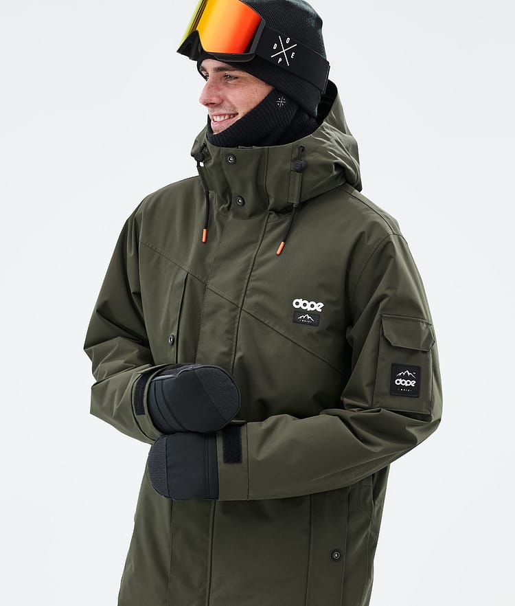 Adept Ski Jacket Men Olive Green, Image 2 of 9