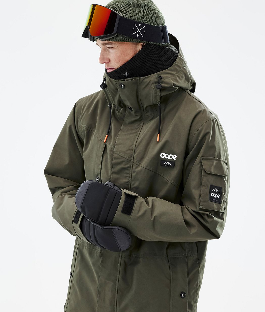 Dope Adept Snowboard Jacket Men Olive Green