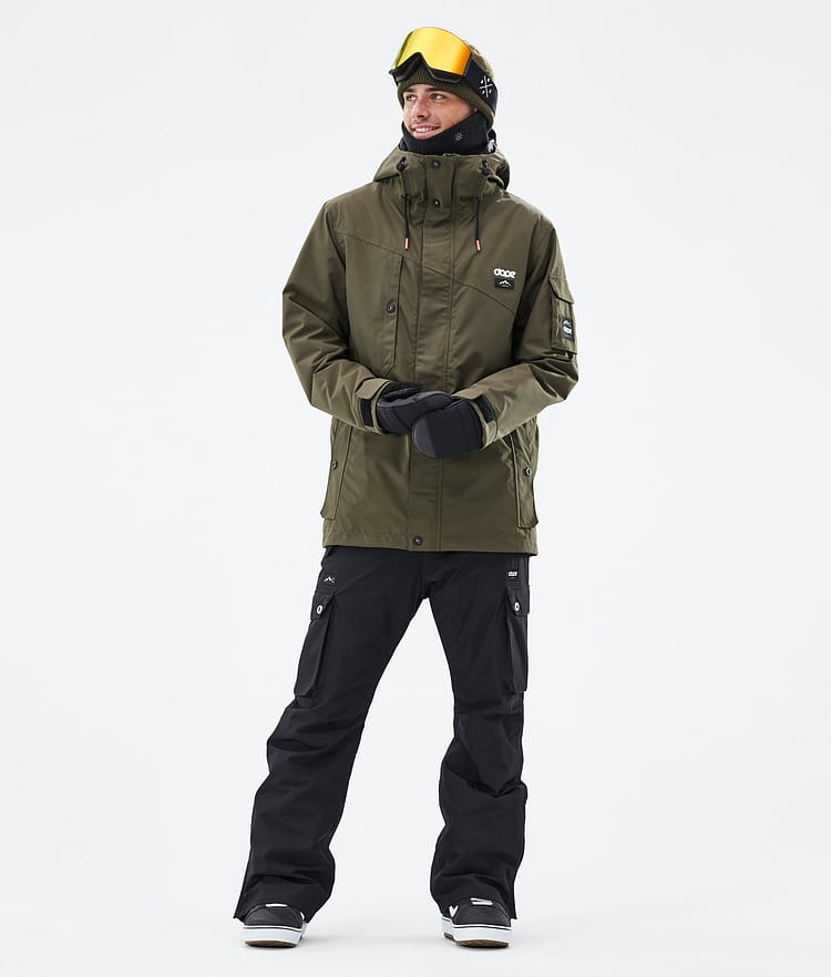 Adept Veste Snowboard Homme Olive Green Renewed, Image 3 sur 9