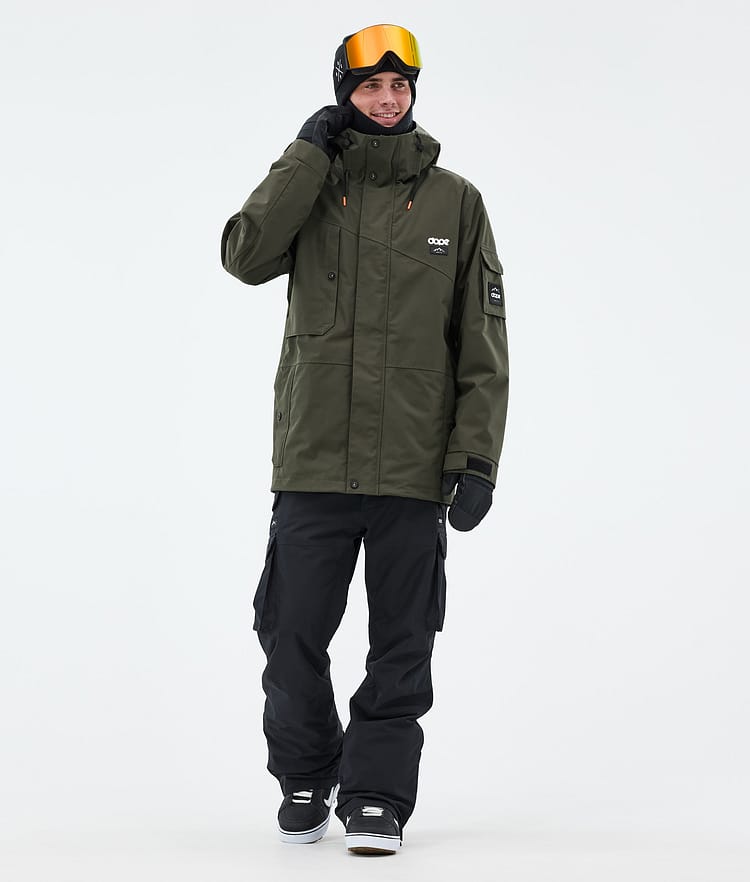 Adept Snowboard Jacket Men Olive Green, Image 3 of 9