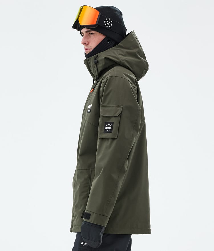 Adept Snowboard Jacket Men Olive Green, Image 6 of 9