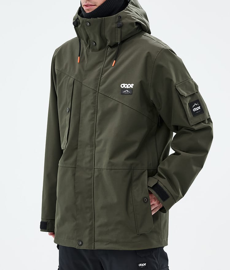 Adept Ski Jacket Men Olive Green, Image 8 of 9