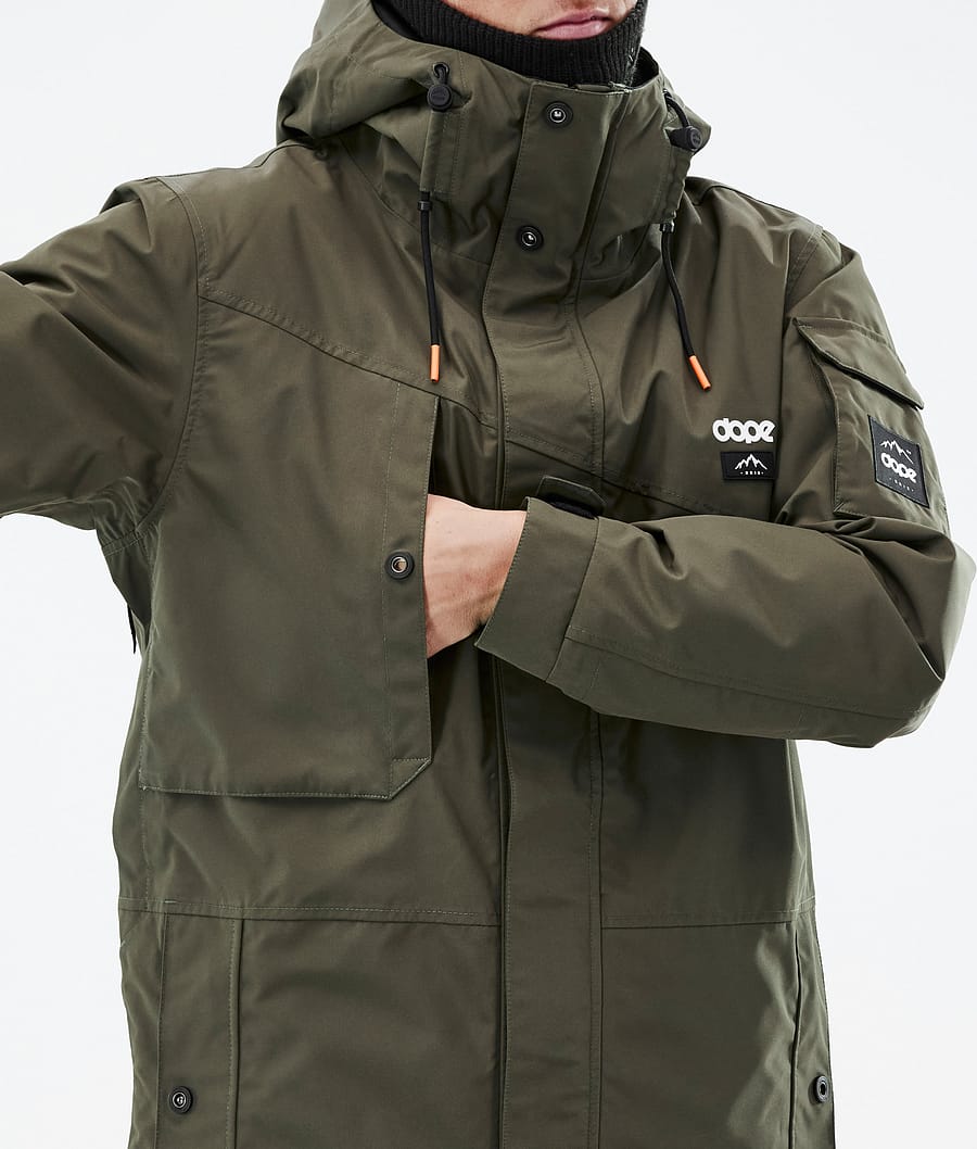 Adept Ski Jacket Men Olive Green