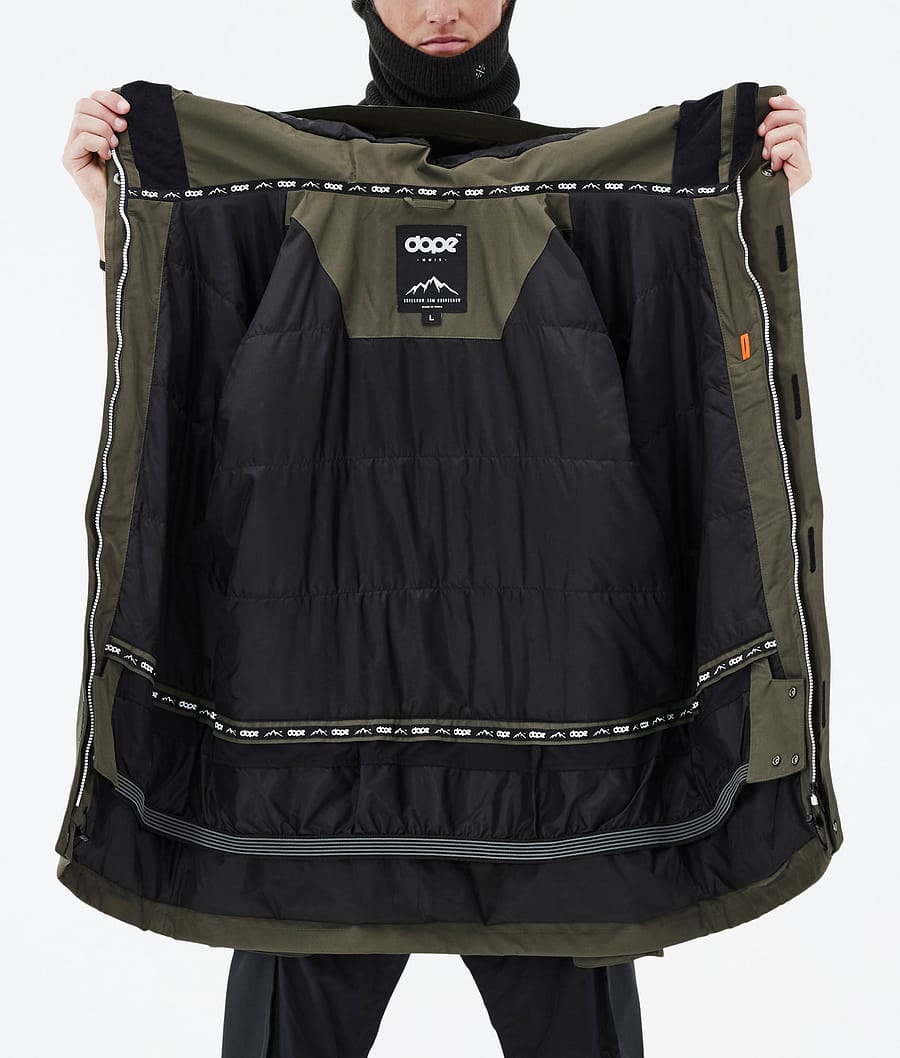 Adept Ski Jacket Men Olive Green