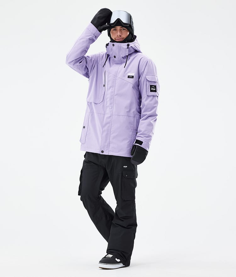 Adept Snowboardjakke Herre Faded Violet Renewed, Billede 3 af 9