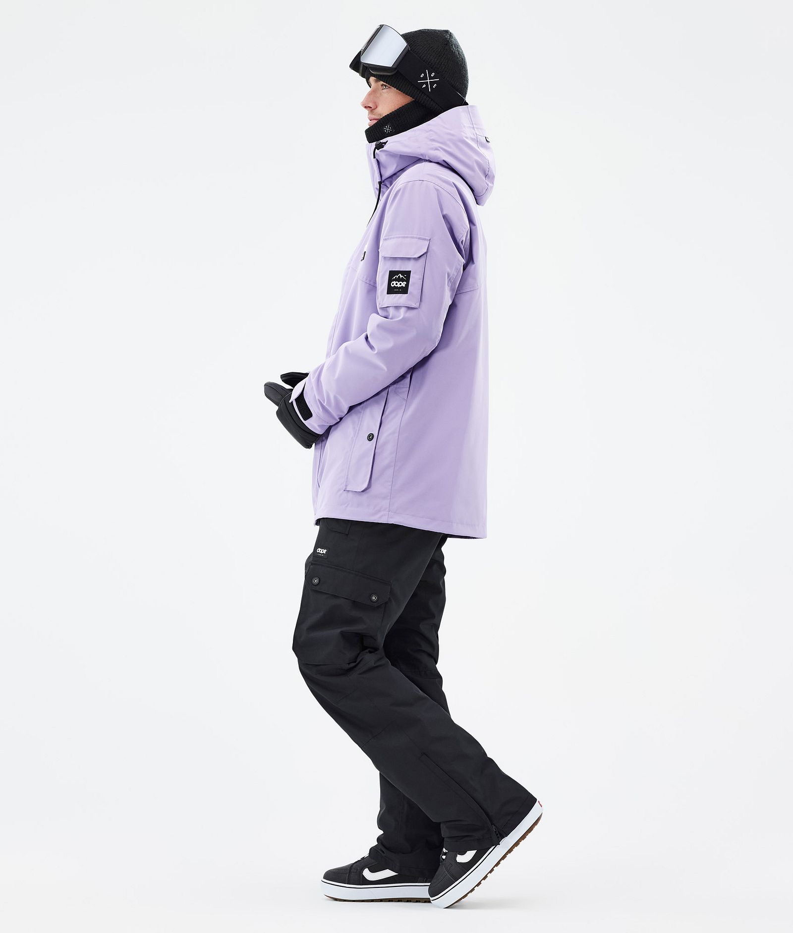 Adept Snowboardjakke Herre Faded Violet Renewed, Billede 3 af 9