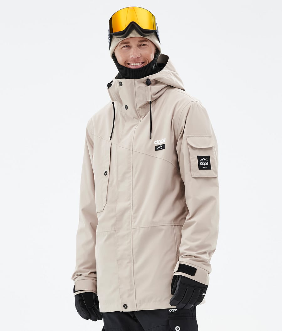 Adept Bunda na Snowboard Pánské Sand