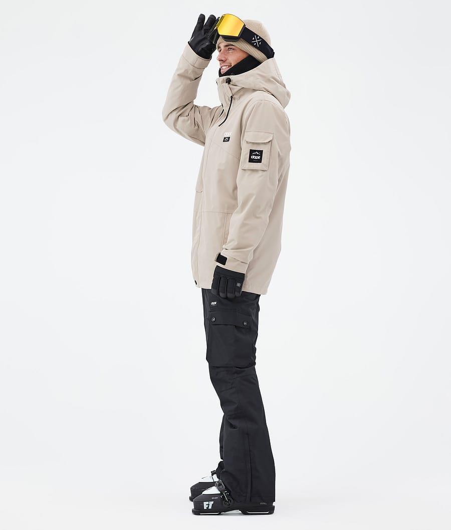 Adept Skijacke Herren Sand