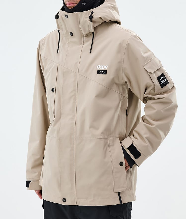 Adept Ski Jacket Men Sand, Image 7 of 9