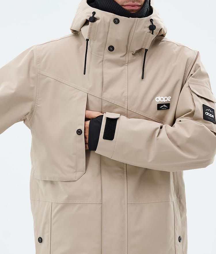 Adept Ski Jacket Men Sand, Image 8 of 9