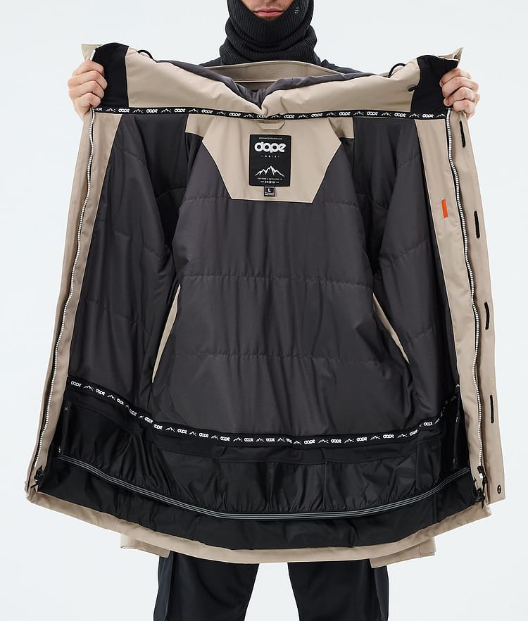 Adept Ski Jacket Men Sand, Image 9 of 9