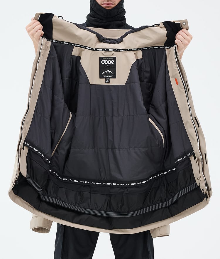 Adept Ski Jacket Men Sand, Image 10 of 10