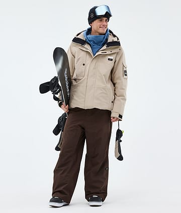 Adept Snowboard Outfit Men Sand/Dark Brown
