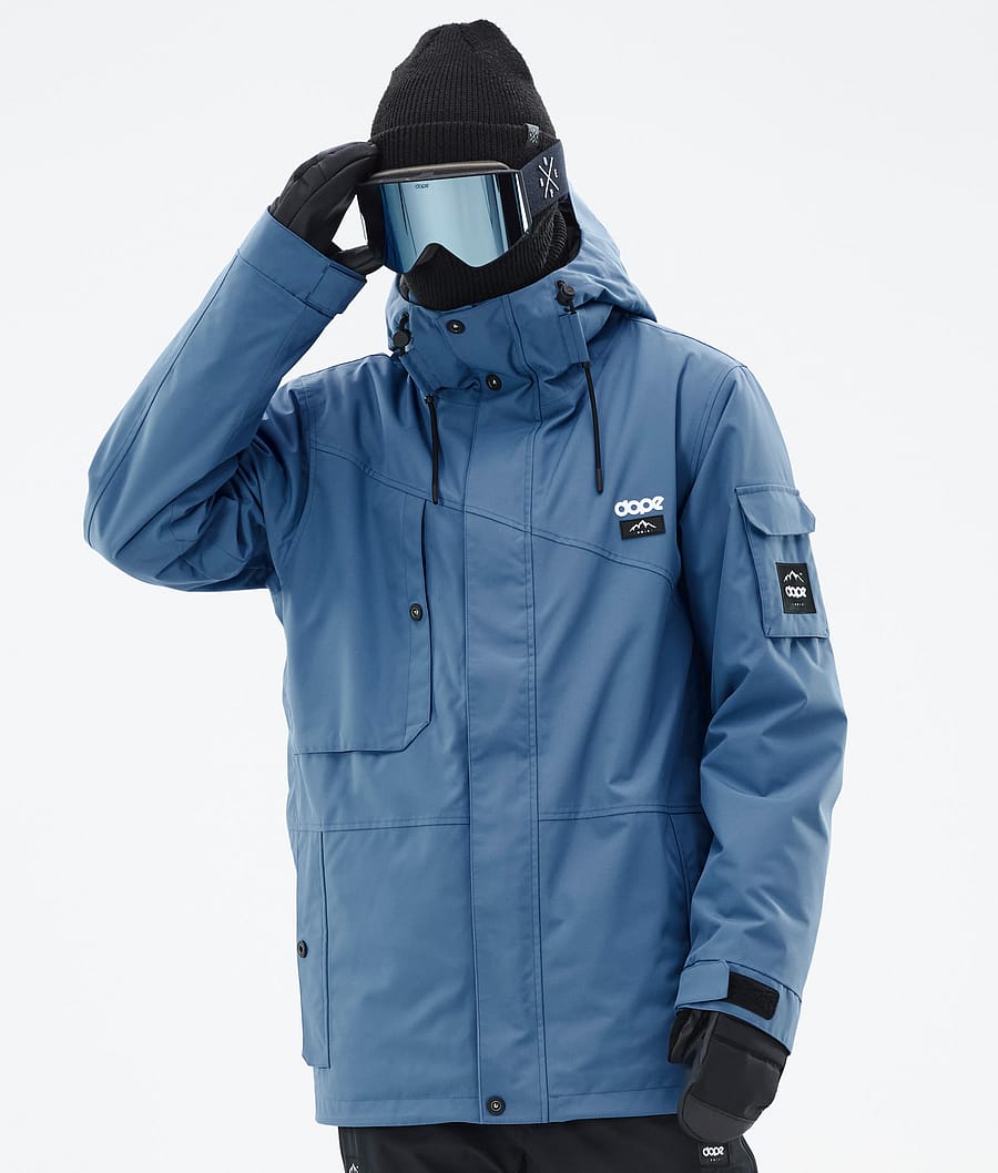 Adept Ski Jacket Men Blue Steel