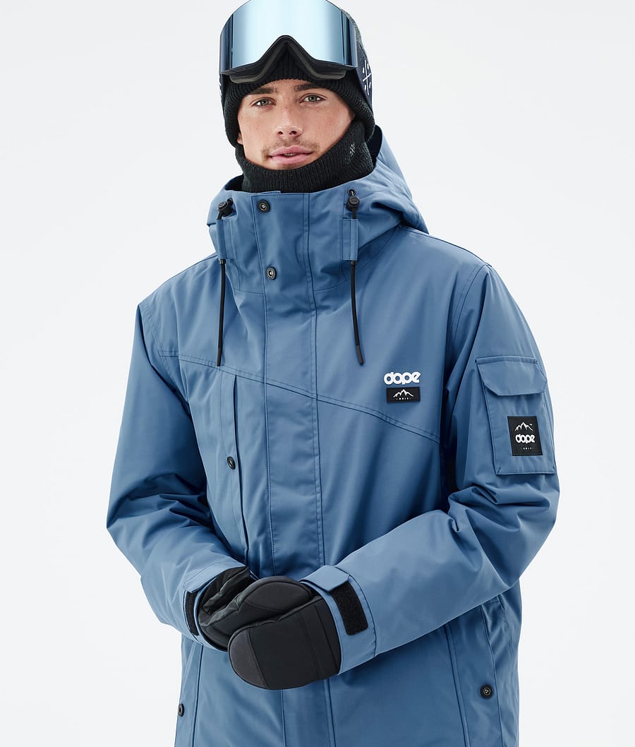 Adept Snowboard Jacket Men Blue Steel