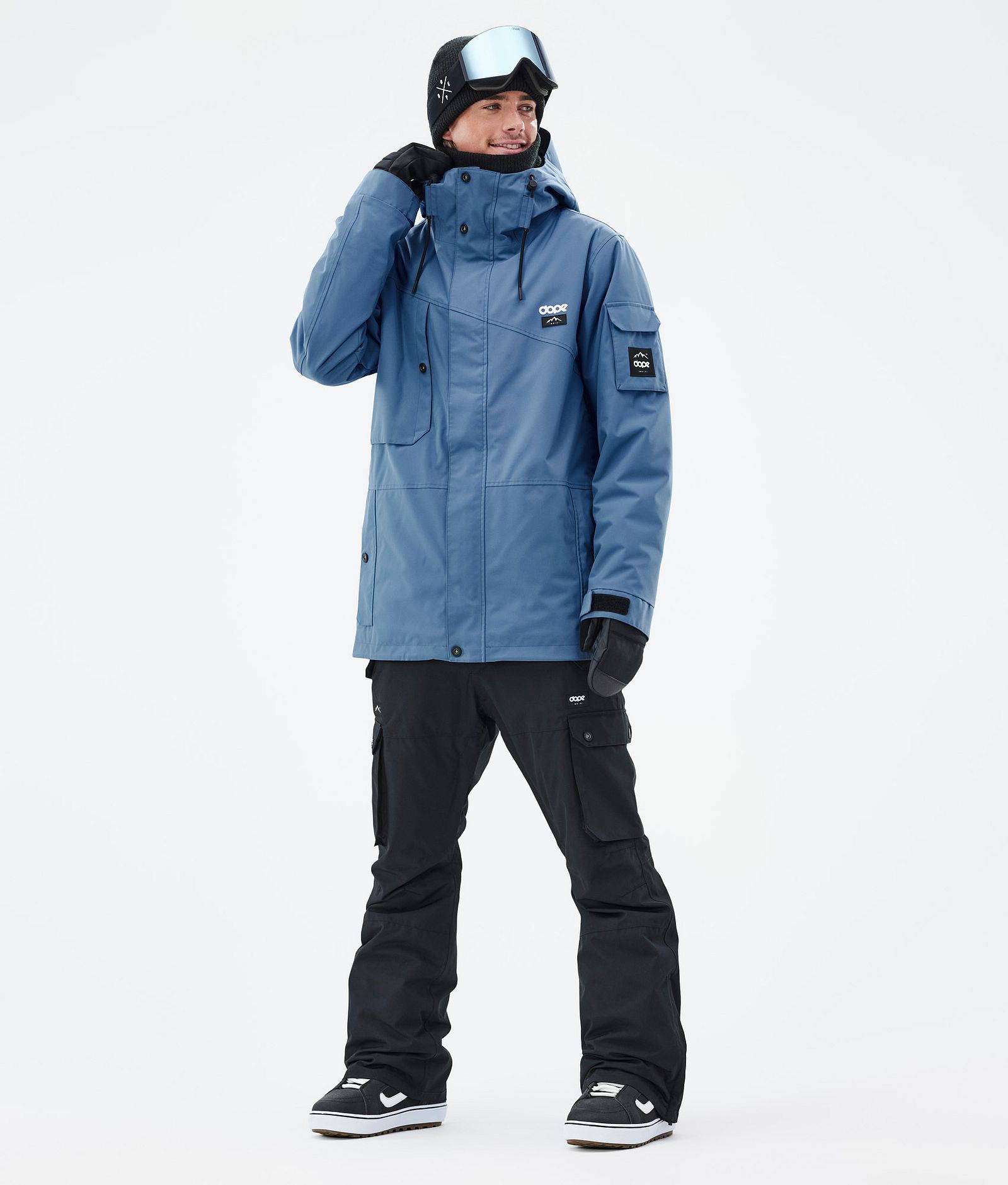 Dope Comfy Forro Polar Hombre Blue Steel - Azul