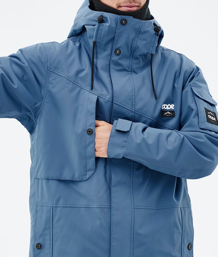 Adept Veste de Ski Homme Blue Steel