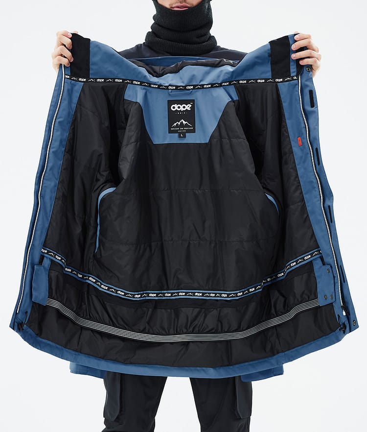 Adept Veste de Ski Homme Blue Steel