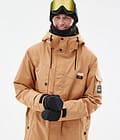 Adept Snowboard Jacket Men Khaki Yellow