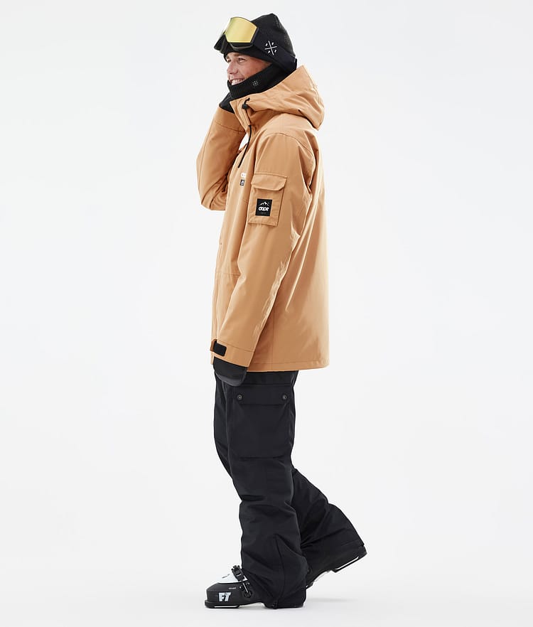 Adept Veste de Ski Homme Khaki Yellow