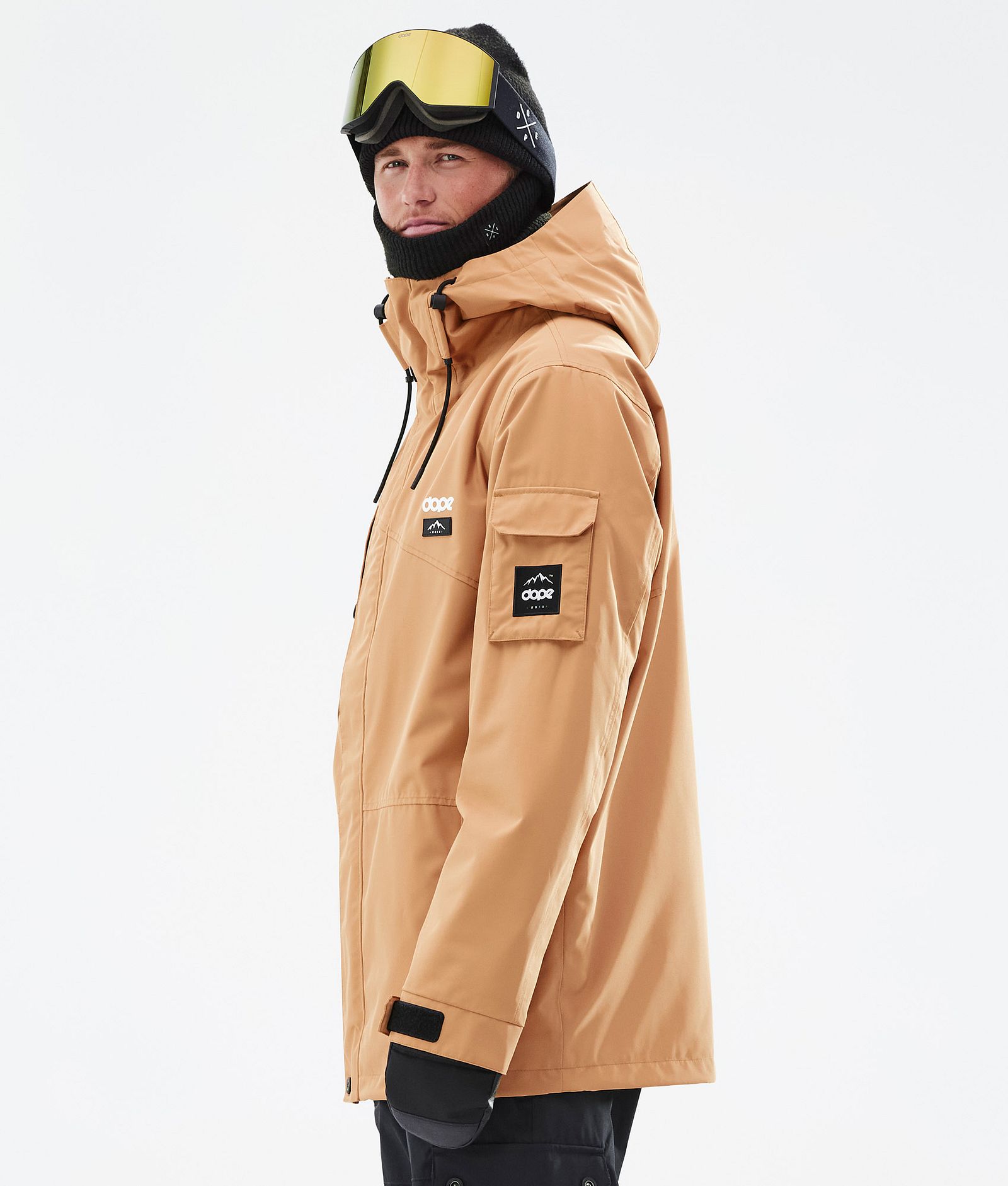 Adept Veste de Ski Homme Khaki Yellow, Image 6 sur 9