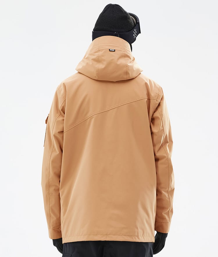 Adept Kurtka Snowboardowa Mężczyźni Khaki Yellow