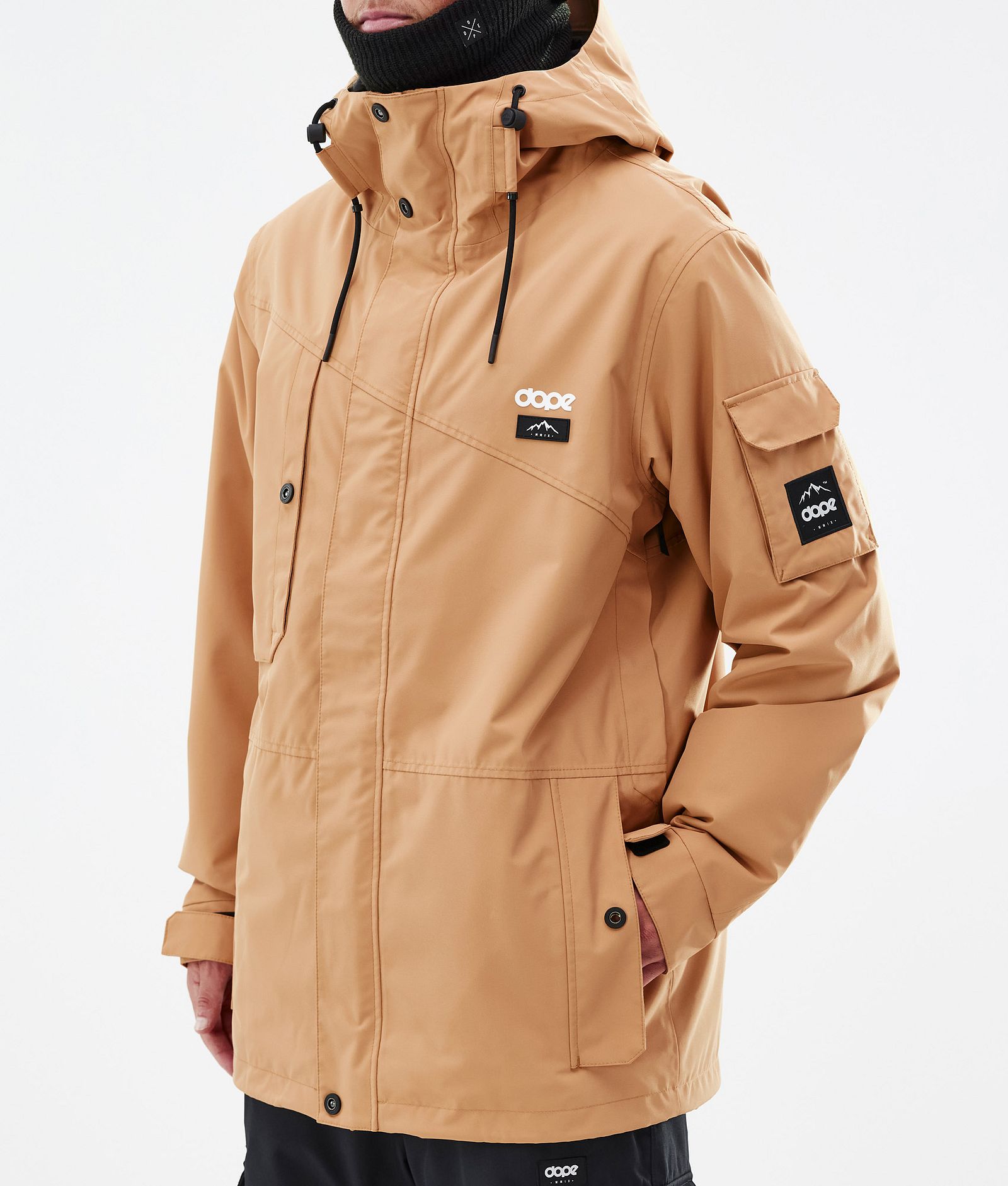 Adept Veste de Ski Homme Khaki Yellow, Image 8 sur 9