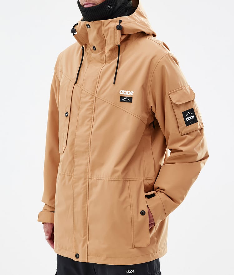 Adept Ski Jacket Men Khaki Yellow, Image 8 of 9