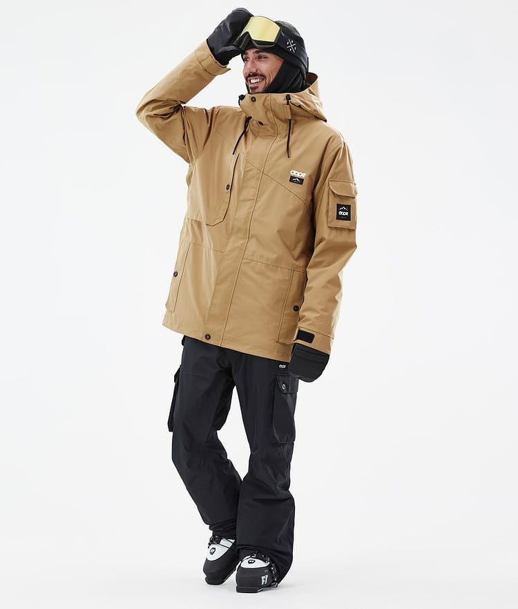 Adept Manteau Ski Homme Gold, Image 3 sur 10