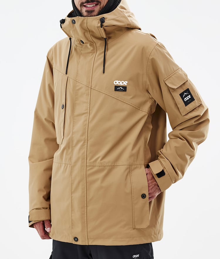 Adept Veste de Ski Homme Gold, Image 8 sur 10