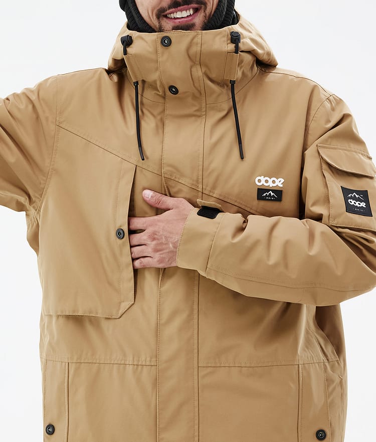 Adept Snowboardjacke Herren Gold