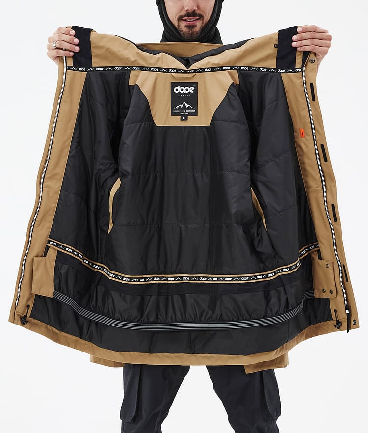 Adept Snowboard Jacket Men Gold, Image 10 of 10