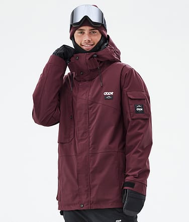 Adept Chaqueta Snowboard Hombre Don Burgundy