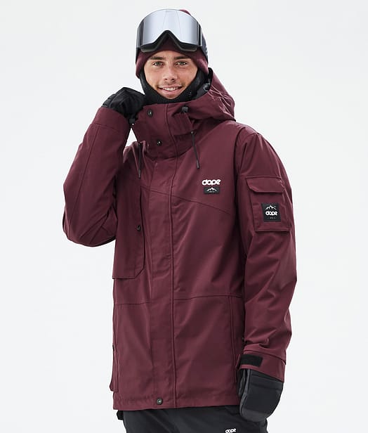 Adept Snowboard jas Heren Don Burgundy