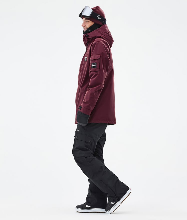 Adept Snowboard Jacket Men Don Burgundy