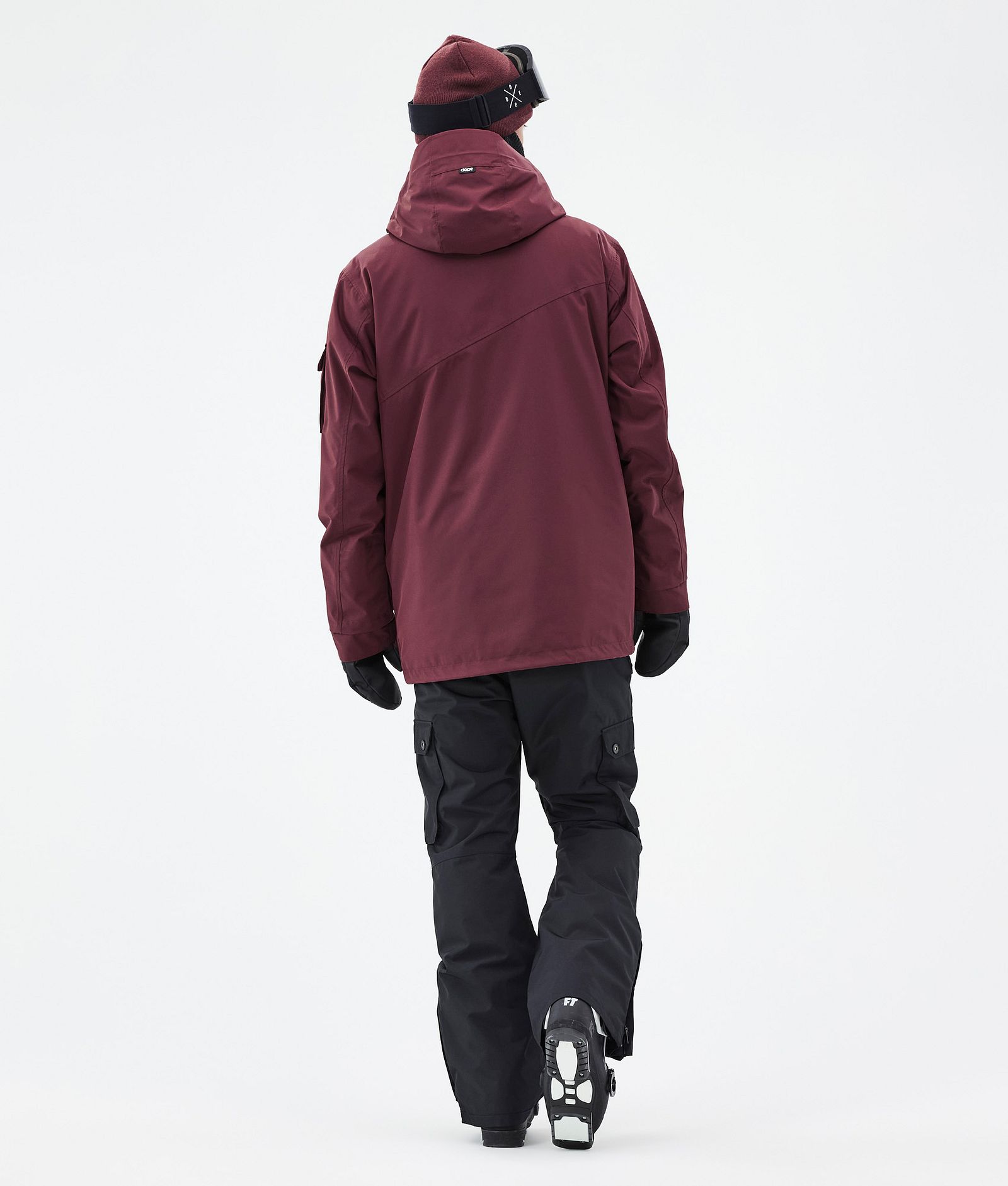 Adept Veste de Ski Homme Don Burgundy, Image 4 sur 9