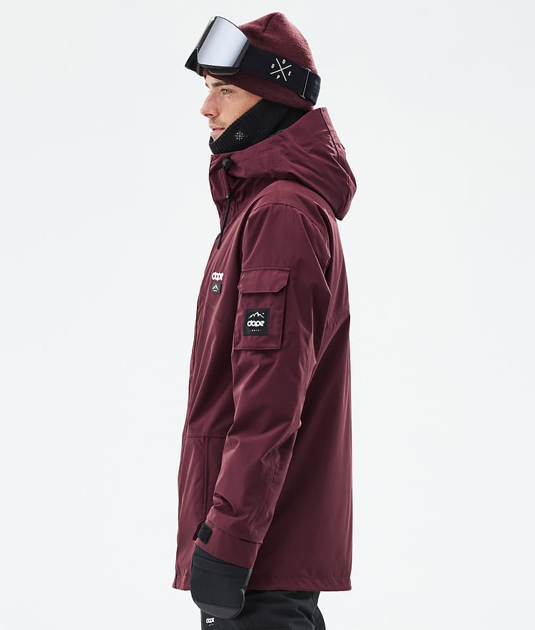 Adept Ski Jacket Men Don Burgundy