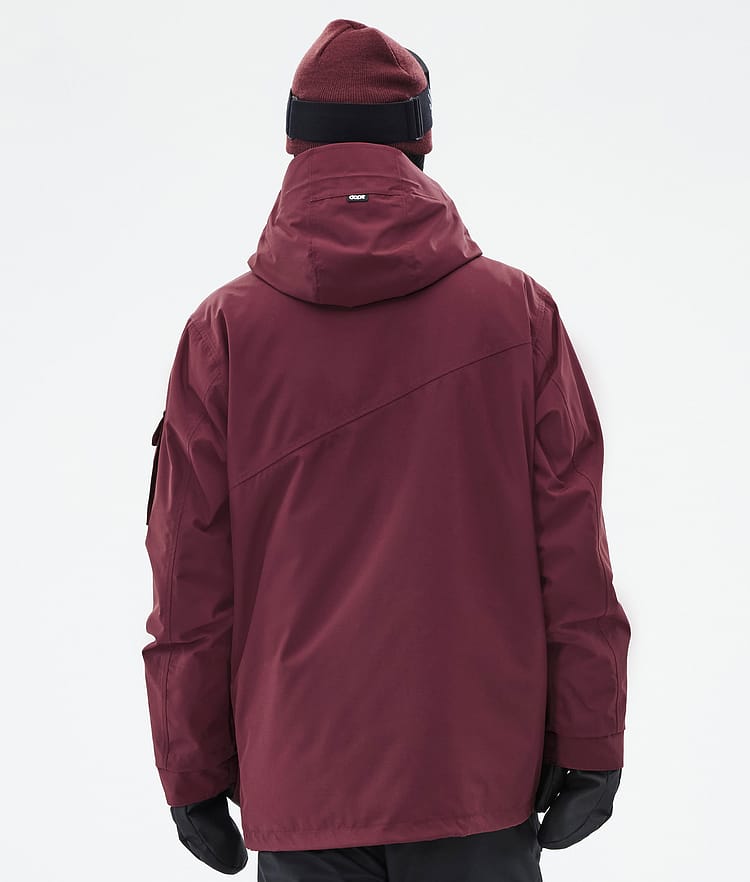 Adept Ski Jacket Men Don Burgundy