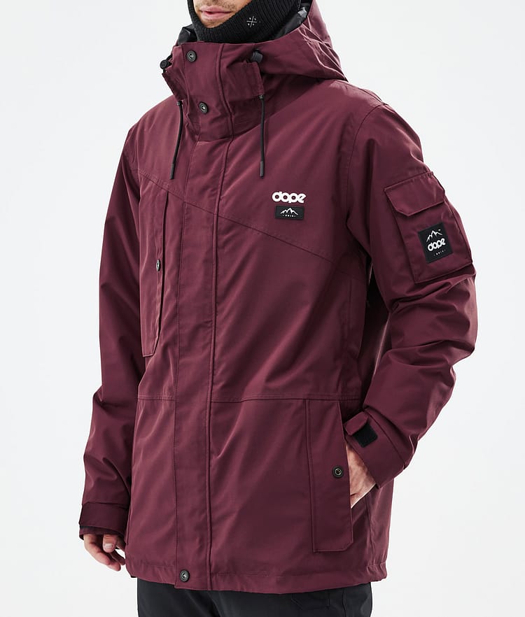 Adept Ski Jacket Men Don Burgundy