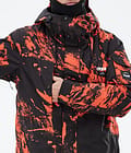 Adept Ski Jacket Men Paint Orange, Image 9 of 10