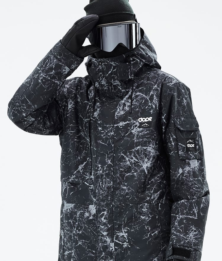 Adept Veste de Ski Homme Rock Black