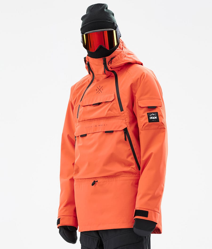 Akin Veste de Ski Homme Orange