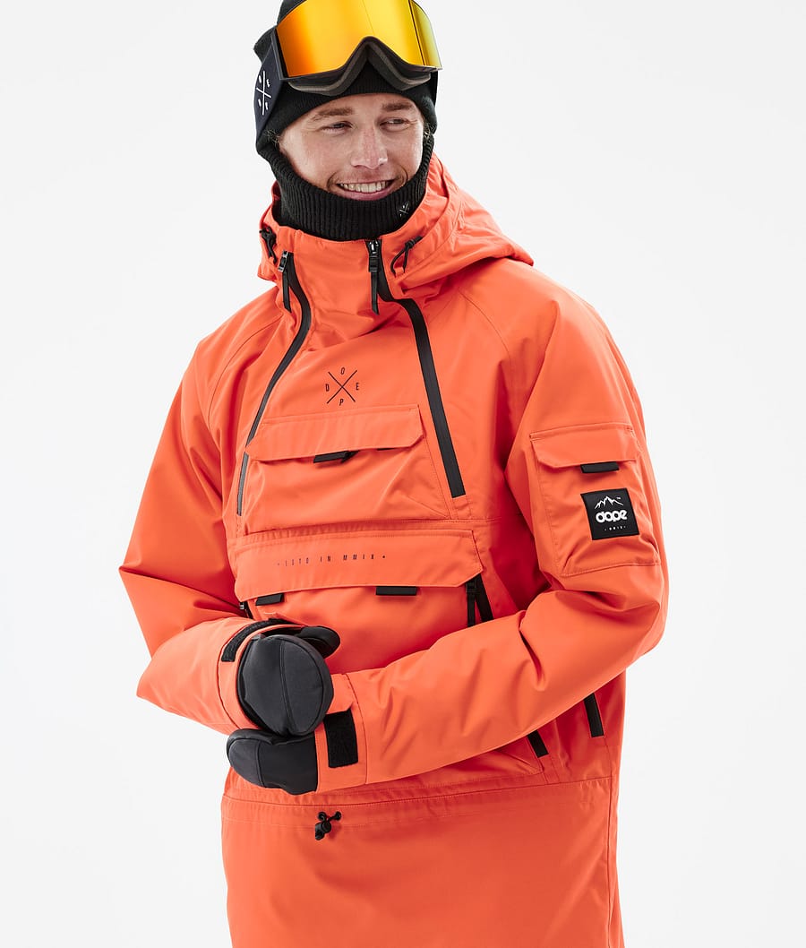 Akin Veste Snowboard Homme Orange
