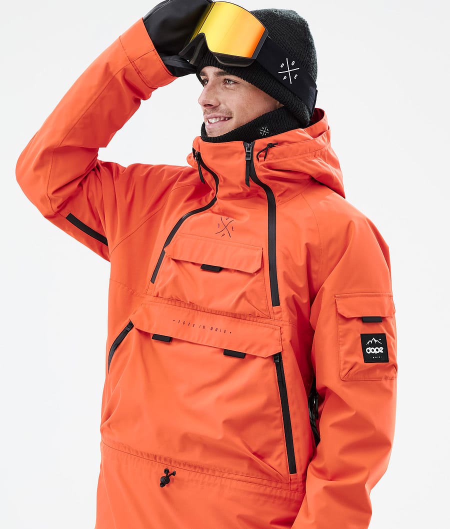 Akin Snowboard Jacket Men Orange