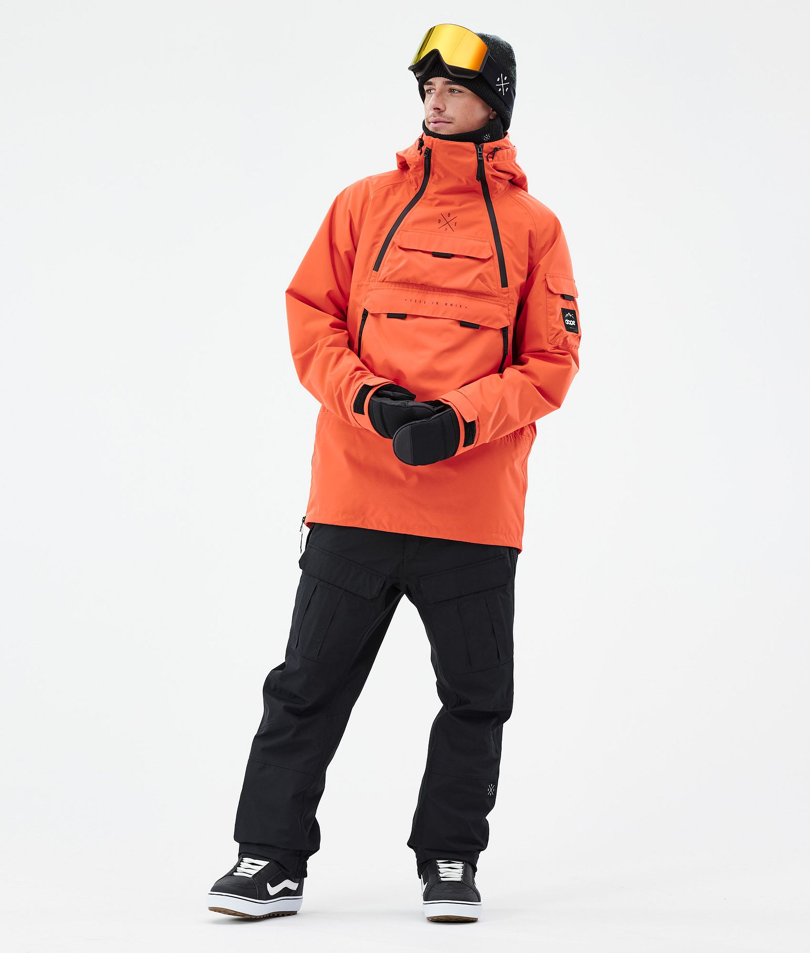 Akin Snowboard Jacket Men Orange, Image 2 of 8