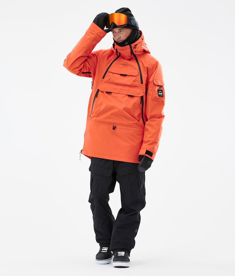 Akin Veste Snowboard Homme Orange